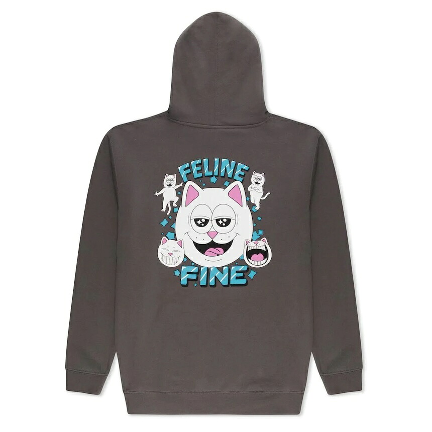Ripndip Feline Fine Pullover Hoodie Charcoal M パーカー 送料無料｜Hectarz 8,301円