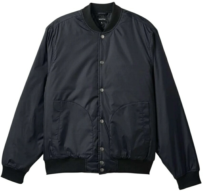 Brixton Dillinger Flight Bomber Jacket Black L ジャケット 送料無料｜Hectarz