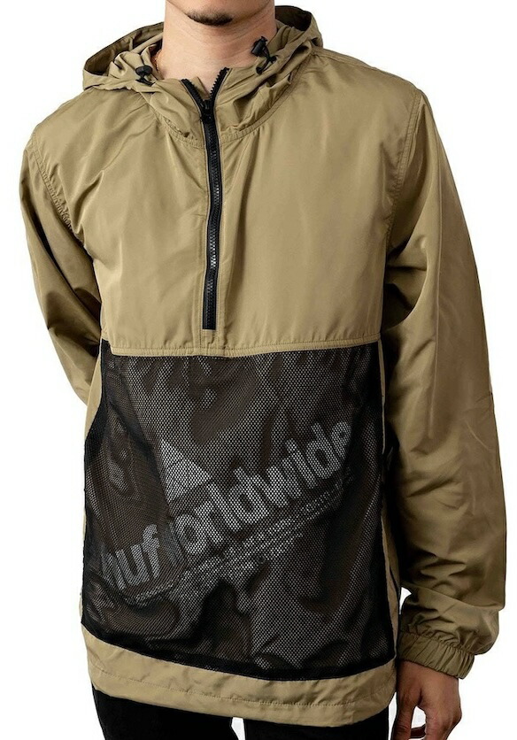 楽天市場】HUF COYOTE TRAIL ANORAK JACKET size：S ハフ アノラック