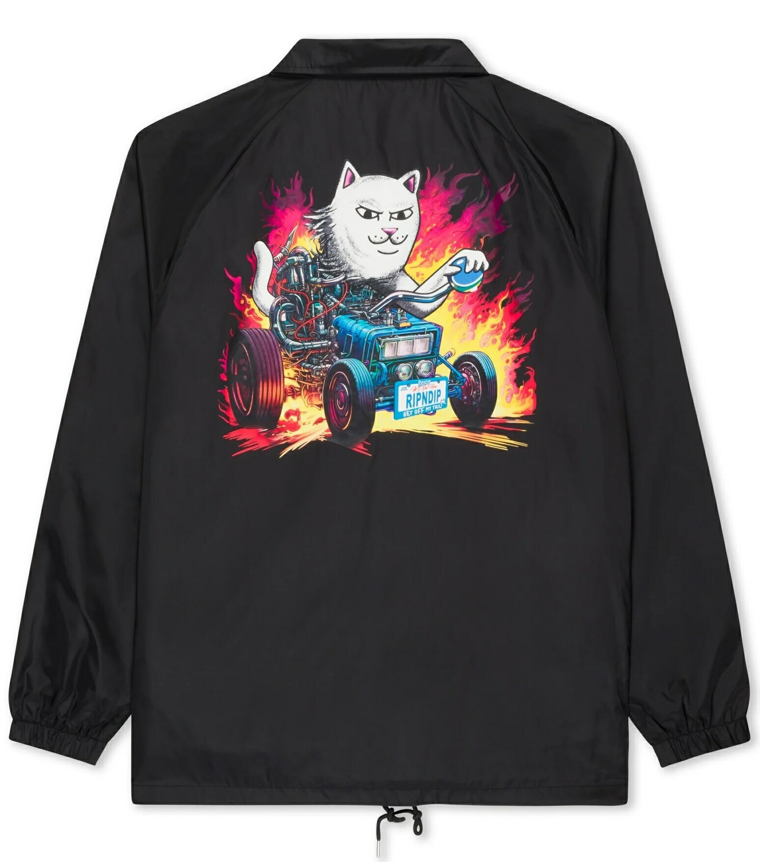 楽天市場】Ripndip Risky Business Coaches Jacket Black XL コーチ