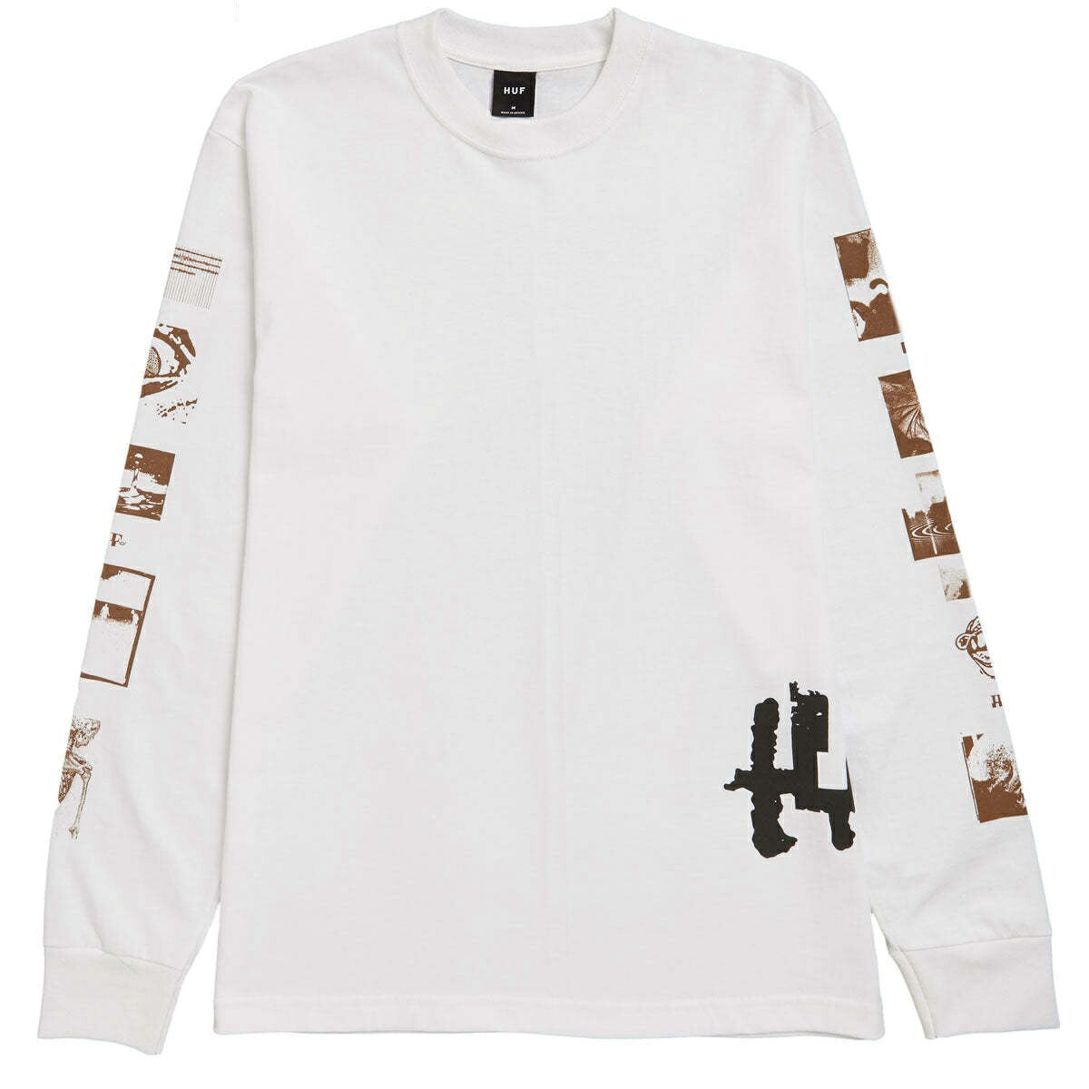 HUF Outer Limits L/S T-Shirt White XL Tシャツ 送料無料