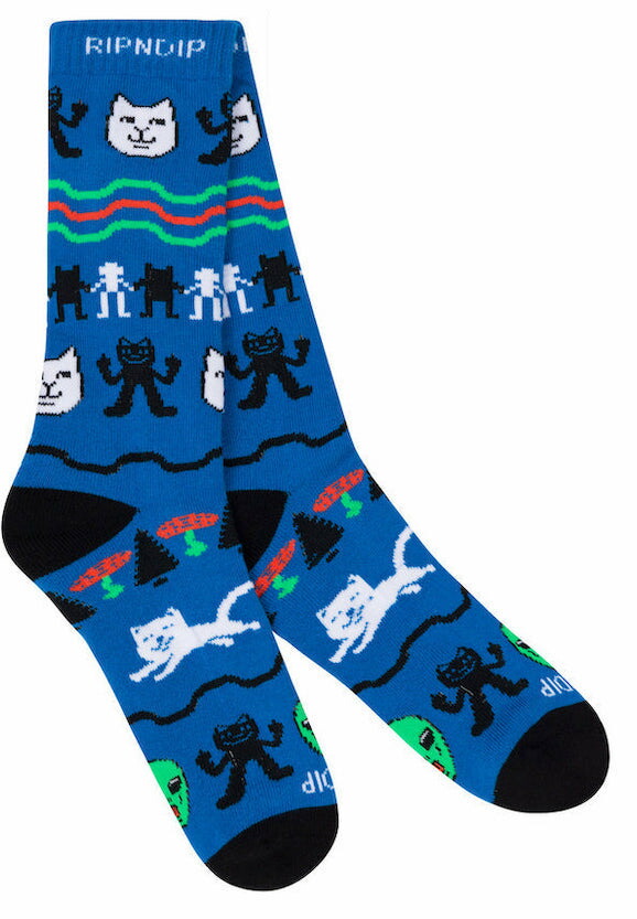 RIPNDIP リップンディップ スニーカー 黒 エイリアン柄 宇宙人 rdat143_2.jpg