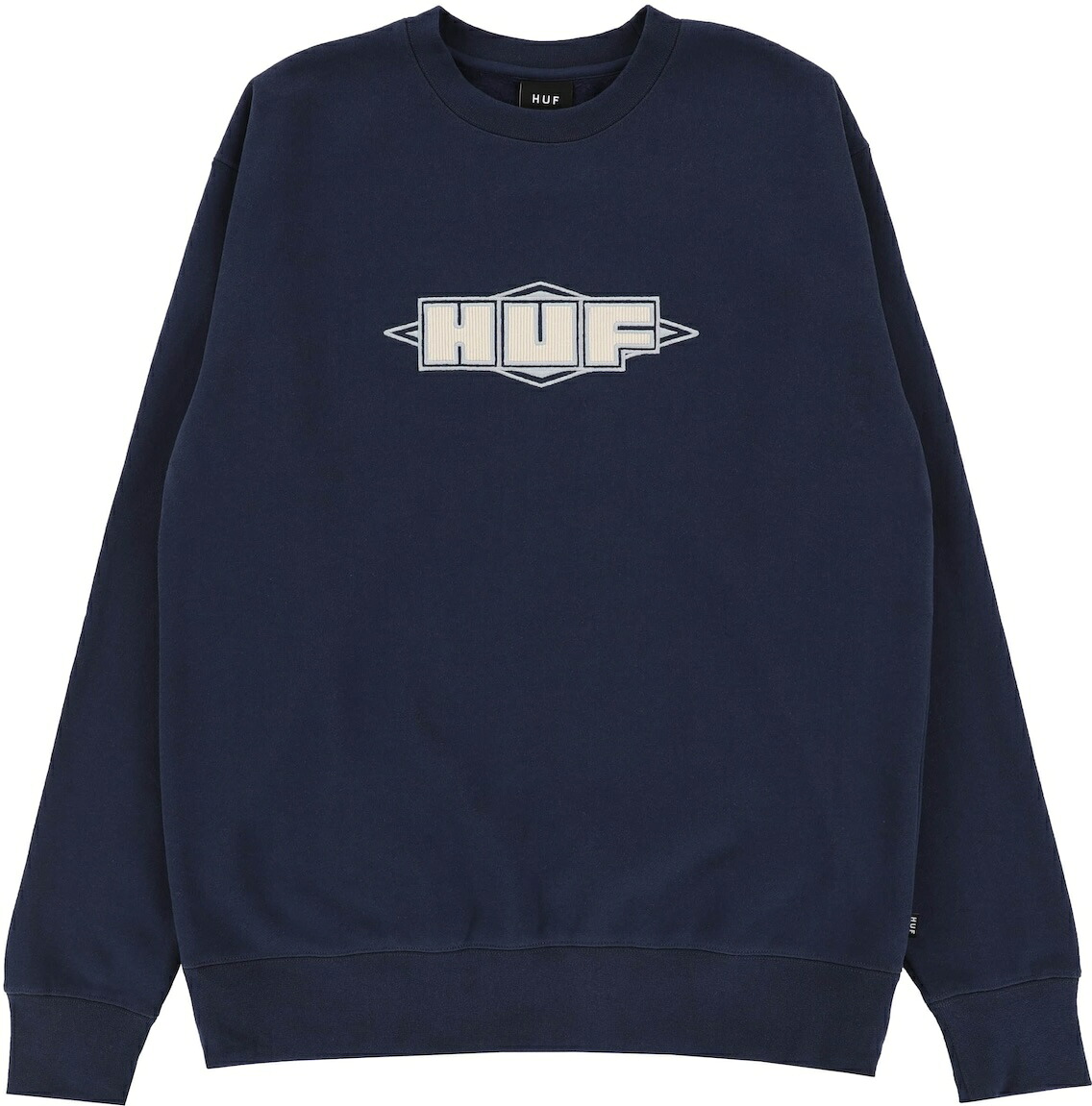 HUF Quality Crewneck Sweatshirt Nightshade L 調教師 貨物輸送無料