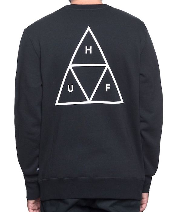 楽天市場】HUF Triple Triangle Crewneck Sweatshirt Black L