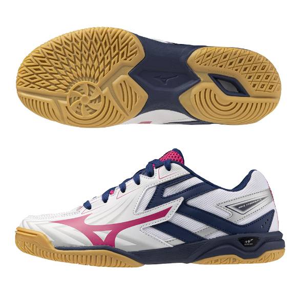 （送料無料）新品【869】ミズノ卓球シューズ 81GB1721 24センチ 