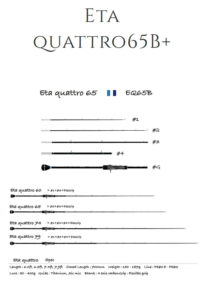 【TRANSCENDENCE/トランスセンデンス】 Eta quattro 65B+ / イータクワトロ