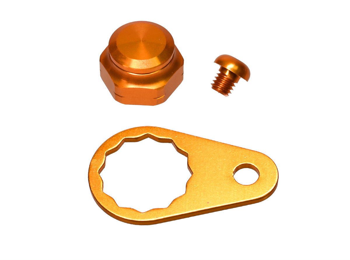 楽天市場】【アブ用】ハンドルロックナットセット Mサイズ ガンメタ