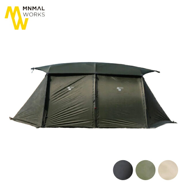 ミニマルワークス MINIMAL WORKS ブイハウスエルフルルーフ VHOUSE L FULL ROOF ルーフシールド 遮光性 シェルター MGSHRF01VH403RF0 アウトドア キャンプ グランピング ファミリー 日よけ 遮光 紫外線対策 タープ用 テント用