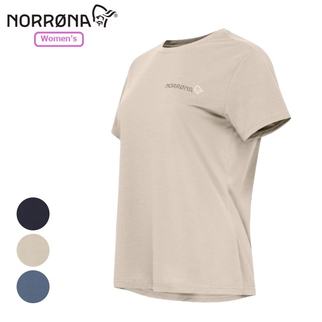 【先着限定最大7,500円OFFクーポン 7/18~】 ノローナ NORRONA フェムンド テックTシャツ ウィメンズ femund tech T-Shirt Ws Tシャツ 半袖 吸湿速乾 軽量 トレッキング アウトドア 2664-24|GLAGH グラフ
