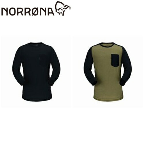 ノローナ NORRONA skibotn wool 3/4 T-shirt (M)