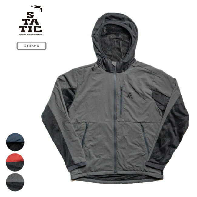 楽天市場】スタティック STATIC アドリフト ハーフジップ フーディ