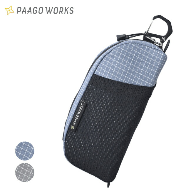 パーゴワークス PAAGO WORKS スナップ SNAP ポーチ 小物入れ 取り外ししやすい スマホ 携帯 財布 カメラ モバイルバッテリー ペットボトル 収納 コンパクト 軽量 ベルクロ 取付 メッシュ ポケット リュック ケース フック HB504