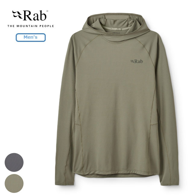 ラブ Rab ソニック フーディ Sonic Hoody 軽量 通気性 吸水速乾 防臭 耐久性 ベースレイヤー QCC-51