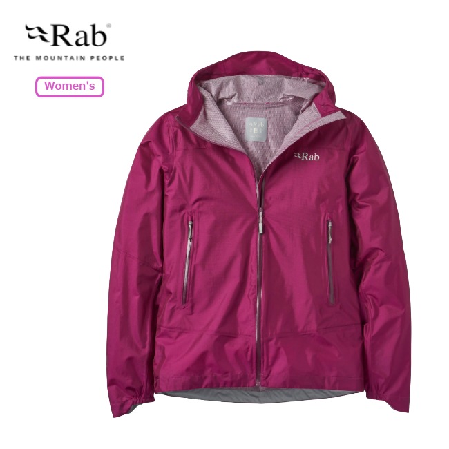ラブ Rab ファントム マウンテン ジャケット ウィメンズ Phantom Mountain Jacket Wmns 防水ジャケット シェルジャケット パーテックス 軽量 防風 撥水 QWI-72