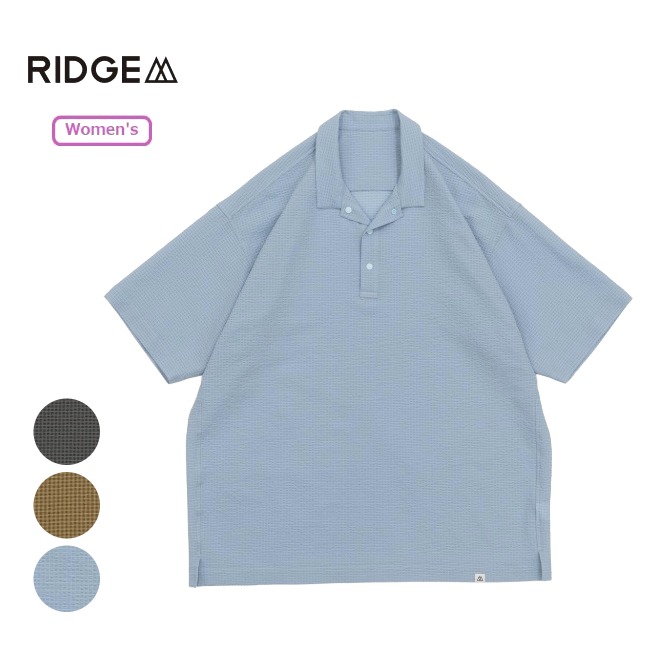 リッジマウンテンギア RIDGE MOUNTAIN GEAR コンフィプルオーバーショートスリーブシャツ ウィメンズ Comfy Pullover Short Sleeve Shirt Ws 登山 軽量 撥水｜GLAGH グラフ