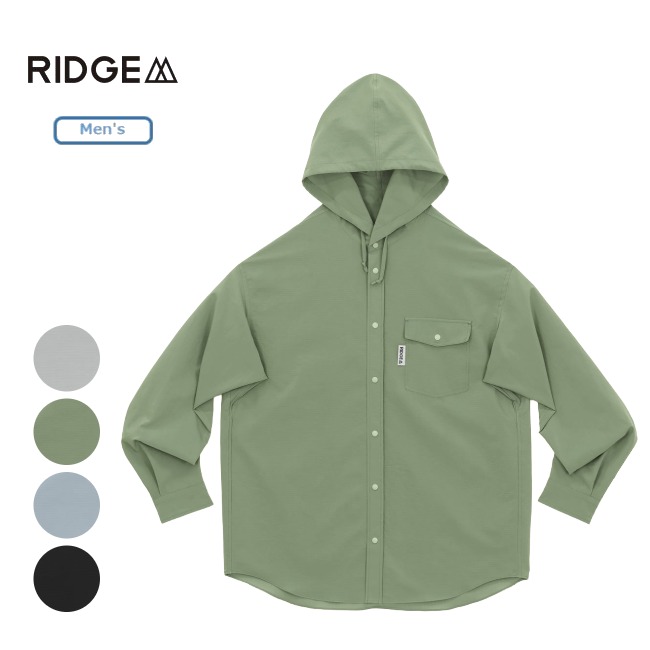 リッジマウンテンギア RIDGE MOUNTAIN GEAR フーデッドロングスリーブシャツ メンズ 2026 Hooded Long Sleeve Shirt Ms 2026 シャツ フード 軽量 アウトドア