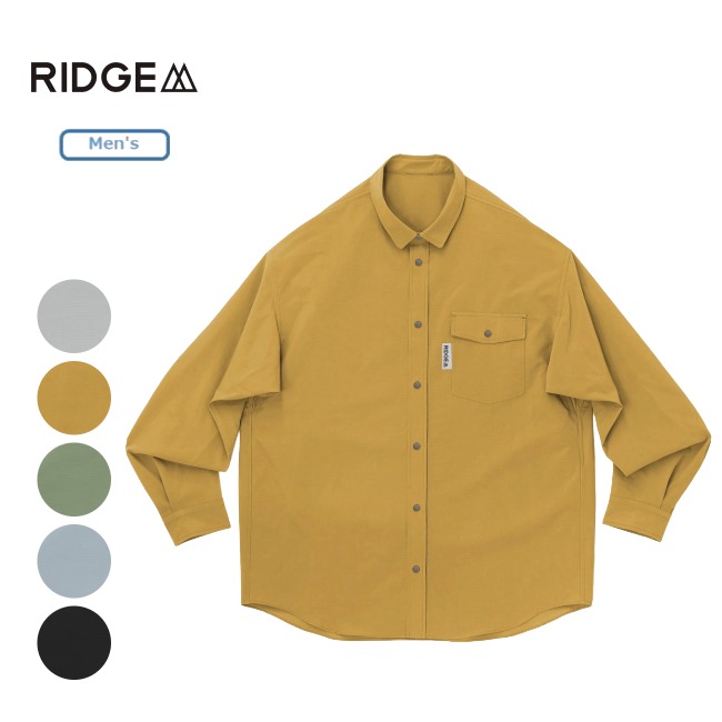 【先着限定最大7,500円OFFクーポン 7/18~】 リッジマウンテンギア RIDGE MOUNTAIN GEAR ベーシックロングスリーブシャツ メンズ 2026 Basic Long Sleeve Shirt Ms 2026 長袖シャツ トップス アウトドア|GLAGH グラフ