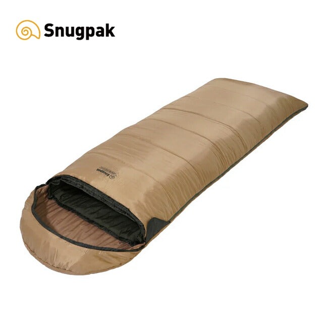 【先着限定最大7,500円OFFクーポン 7/18～】 スナグパック Snugpak ベースキャンプ スリープシステム スクエア ライトジップ デザートタン&times;オリーブ シュラフ 寝袋 オールシーズン レイヤー仕様 キャンプ SP11707DO｜GLAGH グラフ