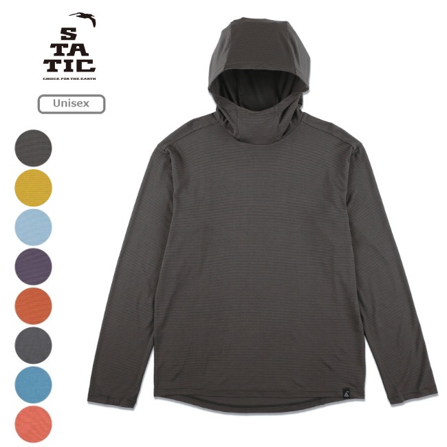 【先着限定最大7,500円OFFクーポン 7/18~】 スタティック STATIC オール エレベーション フーディ ユニセックス ALL ELEVATION HOODY Unisex ロングスリーブ 長袖 ベースレイヤー フード 35217|GLAGH グラフ