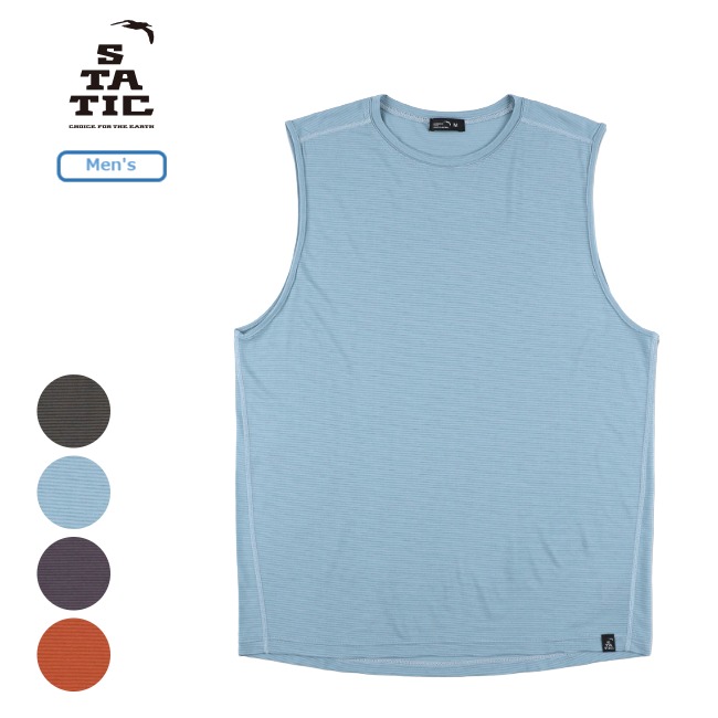 【先着限定最大7,500円OFFクーポン 7/18~】 スタティック STATIC オール エレベーション スリーブレス メンズ ALL ELEVATION SLEEVELESS M's ノースリーブ タンクトップ ベースレイヤー アウトドア 35211|GLAGH グラフ