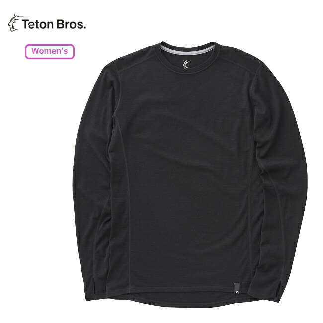 ティートンブロス Teton Bros. WS アクシオ 3D ロングスリーブ (レディース) WS Axio 3D L/S (Women) クルーネック 長袖 TB243-710