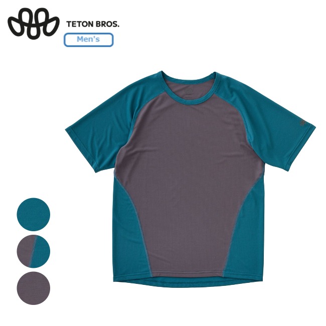 ティートンブロス Teton Bros. PPPショートスリーブ メンズ PPP S/S MENS Tシャツ 半袖シャツ 吸汗速乾 ストレッチドライ 撥水 登山 クライミング TB261-320