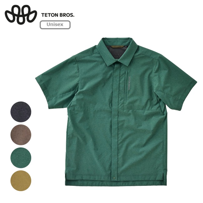 ティートンブロス Teton Bros. ランシャツ ユニセックス Run Shirt Unisex 半袖シャツ ショートスリーブシャツ 速乾 アウトドア トレイルランニング TB261-510