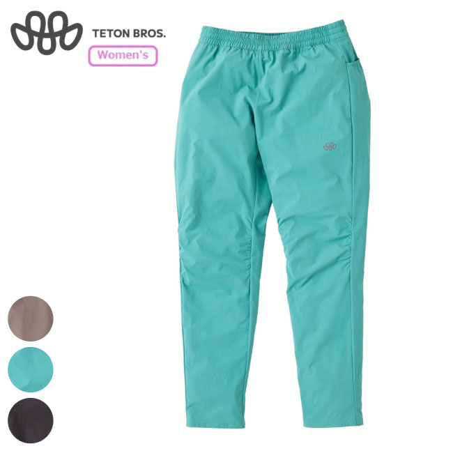 ティートンブロス Teton Bros. ウィメンズ ランパンツ WS Run Pant 9分丈 軽量 ストレッチ ポケット ランニング TB261-400