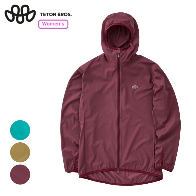 【先着限定最大7,500円OFFクーポン 7/18～】 ティートンブロス Teton Bros. ウィンドリバーフーディ ウィメンズ Wind River Hoody WOMENS ウィンドシェル ジャケット アウター 通年 アウトドア TB261-190｜GLAGH グラフ