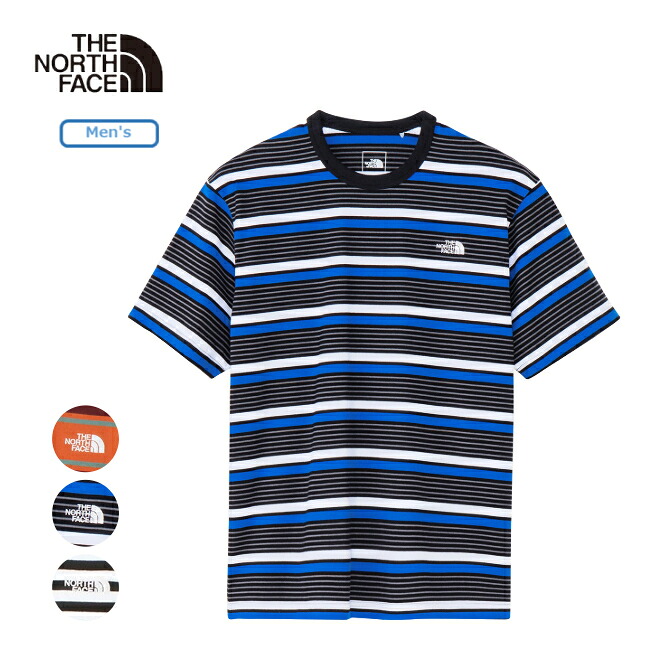 ザ・ノース・フェイス THE NORTH FACE ショートスリーブマルチボーダーティー メンズ 半袖 Tシャツ ボーダー柄 天然素材 紫外線カット NT32455