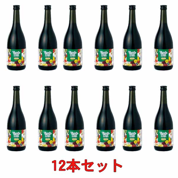 ベジーデル エンザイム液 720竓 １２本書き割り
