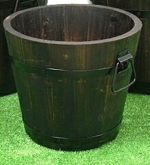 期間限定値下げ中！焼杉　特大花器④ fukam.jpg