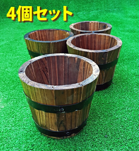 期間限定値下げ中！焼杉　特大花器④ 楽天市場】門提灯 スタンド 焼杉 木製 重し板付き 組立式 D型 盆