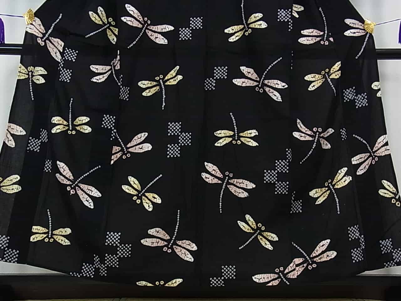 □平和屋□夏物 有松鳴海絞り 浴衣 市松 2s500450 伝統工芸品 逸品 ...