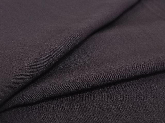 平和屋着物▽上質な色無地　単衣　深紫色　正絹　逸品　AABH9835jh｜平和屋
