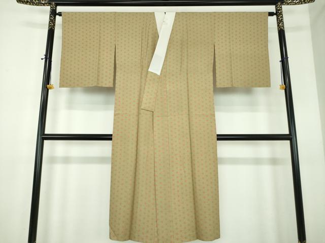 長閑やかさ屋御召しもの●飛び切りな長襦袢 無双仕立てもの 半衿刺しゅう 麻の葉文様 正絹 珠玉 DABE5147ps