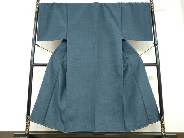 長閑やかさ屋御召しもの●成人男性 紬 褐返色 キングサイズ 正絹 珠玉 未当て嵌める DABD9439ud