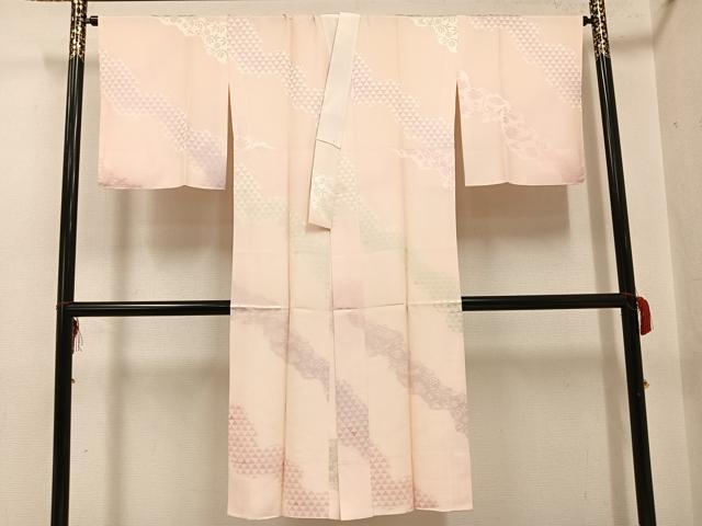 長閑やかさ屋御召しもの●長襦袢 袷 宝尽くし地紋 暈し染め 正絹 珠玉 AABG2861ph