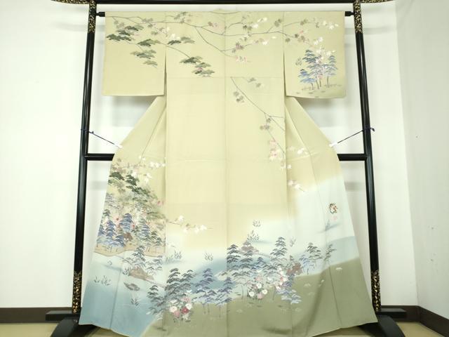 楽天市場】平和屋1□極上 高級染元 粋峰 林芳夫 京加賀友禅 訪問着