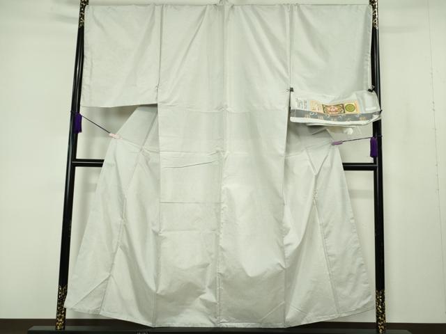 長閑やかさ屋中央局●御前上等 成人男性 発祥地縞大島紬 白大島 キングサイズ 冨山矩靖作 証紙付き添い人 珠玉 DZAB7202kh6