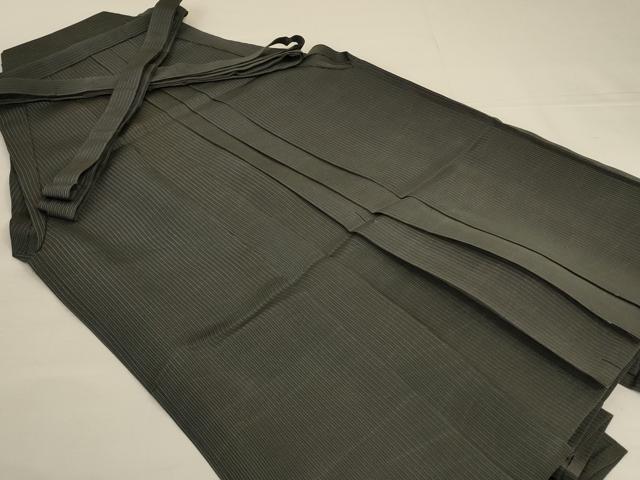 長閑やかさ屋御召しもの＊夏物 成人男性 行灯袴 縦絽 縞 正絹 珠玉 AABI9970jd