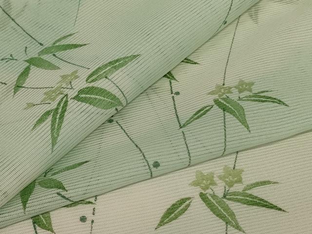 平和屋着物＊夏物 小紋 絽 草花文 暈し染め 洗える着物 AABH2527jd｜平和屋