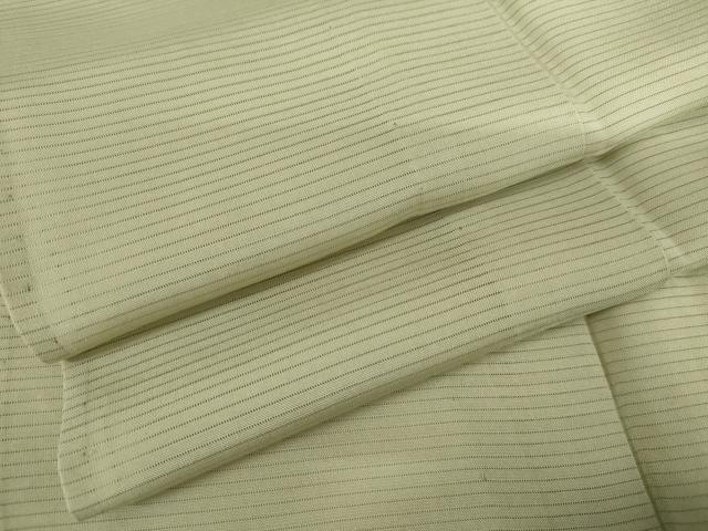 長閑やかさ屋御召しもの＊夏物 色無地 絽 女郎花色 正絹 珠玉 AABI9761cs