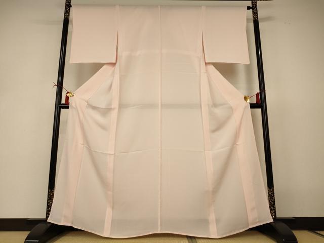 長閑やかさ屋御召しもの＊夏物 色無地 絽 洗柿色 正絹 珠玉 AABI9999jd