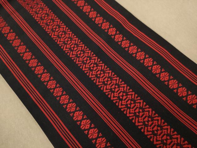 楽天市場】平和屋着物◎本場筑前博多織 両面 半幅帯 吉弥帯 献上 茜色