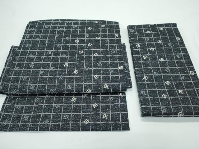 平和屋着物●極上 つけ帯 格子柄 鈴乃屋扱い 逸品 CZAA4946s6|平和屋