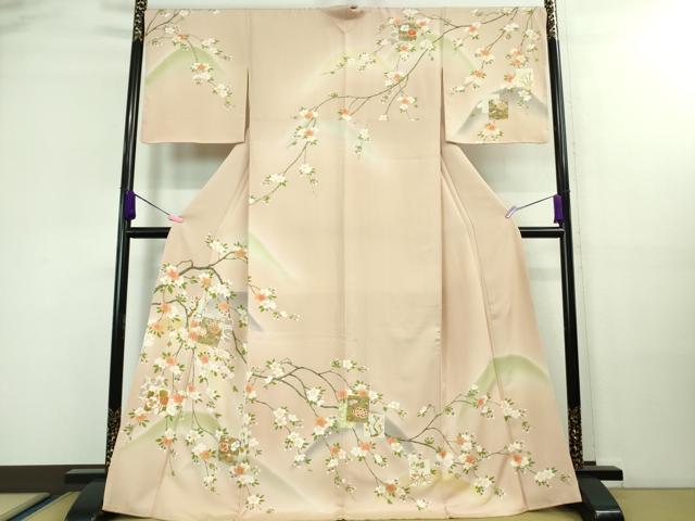 楽天市場】平和屋本店□極上 訪問着 友禅 作家物 春水 吉祥花丸笹文 暈