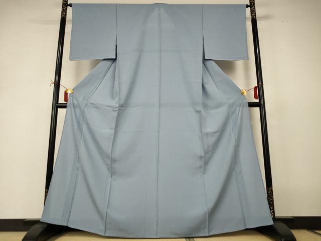 長閑やかさ屋御召しもの＊夏物 色無地 絽 湊薄墨色 正絹 珠玉 AABJ2421jd