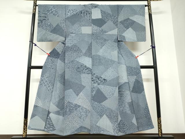 平和屋着物●江戸小紋　百柄　正絹　逸品　未使用　DABC2254ud｜平和屋