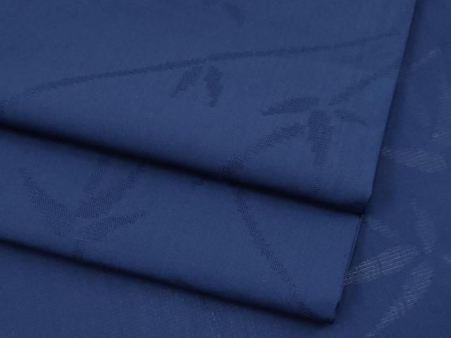 平和屋着物＊夏物 色無地 絽縮緬 笹竹紋紗 紺青色 正絹 逸品 CABF2536tx｜平和屋 16,614円